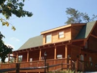 Three bedroom cabin rentals in Pigeon Forge and Gatlinburg Tennessee.